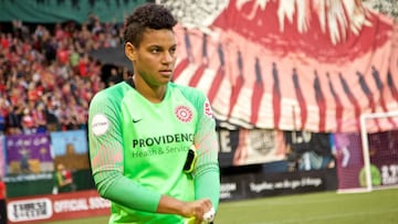 Adrianna Franch, guardameta de Portland Thorns.