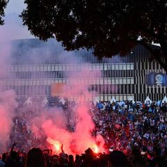 El Marsella-PSG acaba con 21 detenidos
