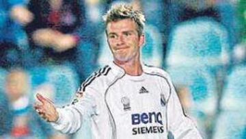<b>ÉL DECIDE. </b>Beckham no quiere precipitar su renovación con el Madrid.