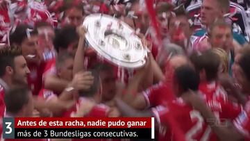 El Bayern gana su novena Bundesliga consecutiva