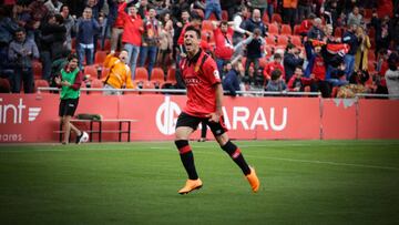 Álvaro Bustos con el Mallorca.