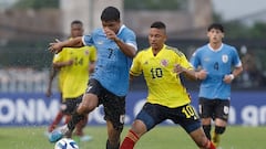 Colombia - Uruguay en el Sudamericano Sub 17