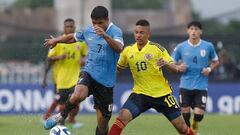 Colombia - Uruguay en el Sudamericano Sub 17