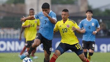 Colombia - Uruguay en el Sudamericano Sub 17