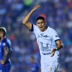 Memo Martínez ilusiona a Pumas con su gol contra Cruz Azul