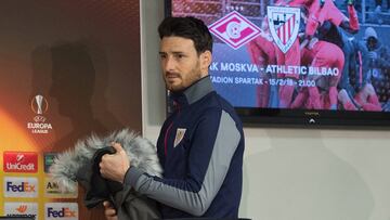 Aduriz, en Moscú.