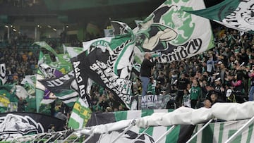 Afición del Sporting Lisboa.