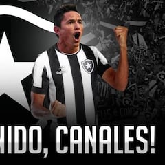 Canales es oficializado como nuevo refuerzo de Botafogo