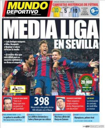 Portadas de la prensa deportiva