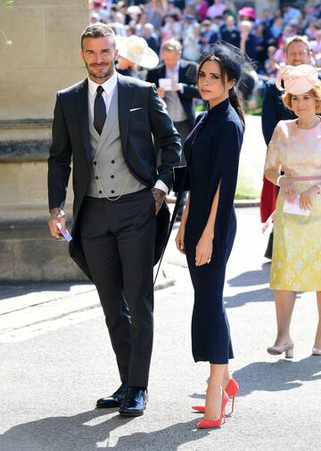 David Beckham y Victoria Beckham.