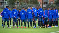 Selecci&oacute;n Colombia Sub 15 trabaja en la Sede Deportiva de la Federaci&oacute;n Colombiana de F&uacute;tbol