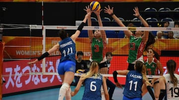 El equipo Tricolor Femenil de voleibol de sala venció este domingo a la selección de Argentina, los tres sets fueron para México; Bricio fue la mayor anotadora con 21 unidades.