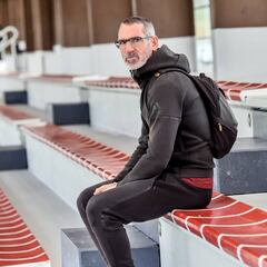 Visitantes ilustres en Lezama: Jon Pascua y técnicos del Gornik