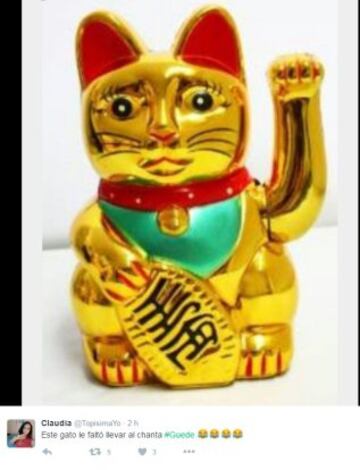 Guede, otra vez foco de burlas y memes