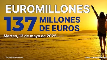 Euromillones: comprobar los resultados del sorteo de hoy, martes 13 de mayo