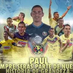 América despide a Paul Aguilar recordando sus nueve años en el club