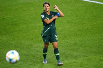 There is so much talent in world football up front at the moment that we could go with five, but sticking to three we'll place Australian sensation Sam Kerr in the middle. She made her debut at 15, now has 80 caps and 36 goals for the Matildas. Such is he