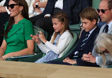 Kate Middleton homenajea Wimbledon con su vestido y confía en la marca España para su hija