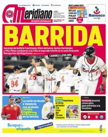 Portadas de la prensa deportiva