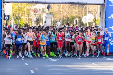 Salida de los participantes de la 47ª edición de la Zurich Rock ‘n’ Roll Running Series.