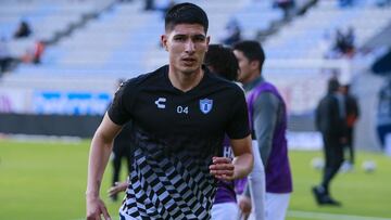 Miguel Tapias durante su etapa con el Pachuca en la Liga MX.