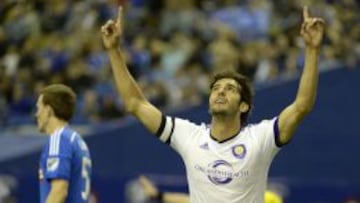 El centrocampista del Orlando City, Kaká, durante un partido de la MLS.