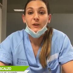 Estefanía Descalzo cambia el balón por la bata blanca