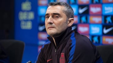 Barcelona coach Ernesto Valverde