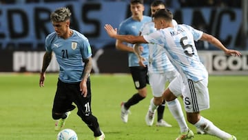 Segu&iacute; el Uruguay vs Argentina, hoy en vivo y en directo online, partido de la fecha 13 de Eliminatorias Sudamericanas al Mundial de Qatar 2022, a trav&eacute;s de AS.com.