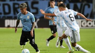 Segu&iacute; el Uruguay vs Argentina, hoy en vivo y en directo online, partido de la fecha 13 de Eliminatorias Sudamericanas al Mundial de Qatar 2022, a trav&eacute;s de AS.com.