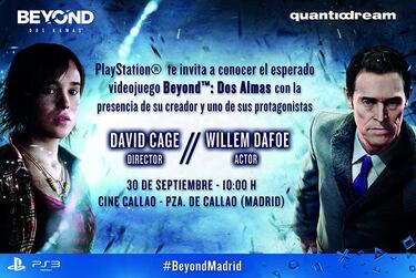Ganadores invitaciones Premiere de BEYOND con Willem Dafoe