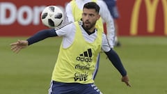 Agüero, ansioso y fino ante su tercer Mundial