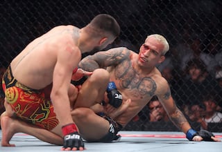 Oliveira apuesta por un KO de Topuria a Makhachev: “Fue el golpe más fuerte que he sentido”