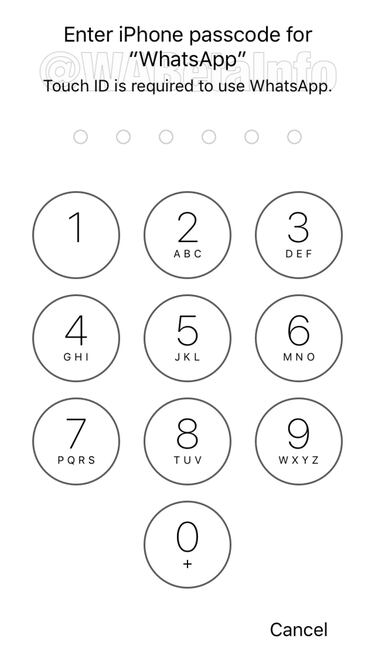 Touch ID y Face ID llegan en exclusiva al WhatsApp de iPhone
