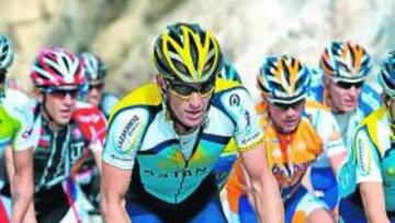 Lance Armstrong, con el Astaná.
