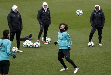 02/03/18   ENTRENAMIENTO DEL REAL MADRID  MARCELO ZIDANE ENTRENADOR