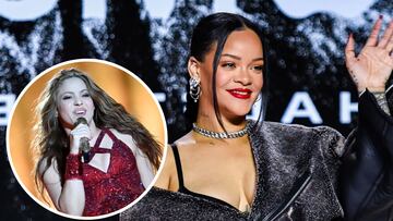 El mensaje de Shakira a Rihanna previo al Halftime Show del Super Bowl LVII