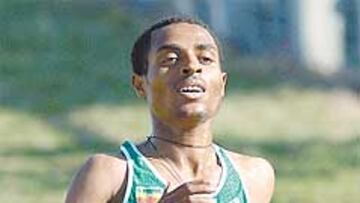 <b>INVENCIBLE. </b>Nadie puede en campo a través con Kenenisa Bekele.