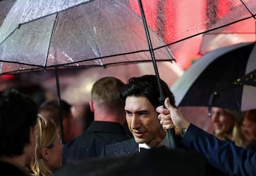 Adam Driver a su llegada a la Premi¨¨re.