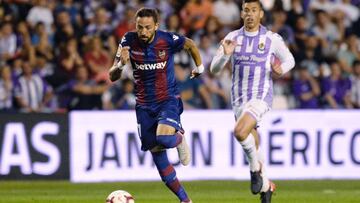 Morales fue de lo poco destacado del Levante en el Nuevo Zorrilla de Valladolid.