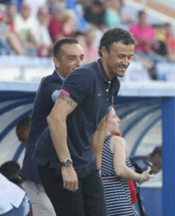 TROFEO COLOMBINO 
RECREATIVO DE HUELVA  -  BARCELONA 
LUIS ENRIQUE.