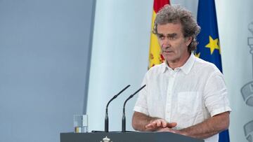 GRAF1607. MADRID, 26/05/2020.- El director del Centro de Alertas y Emergencias Sanitarias, Fernando Simón, ofrece este martes una rueda de prensa sobre la gestión de la crisis por el coronavirus. EFE/ Borja Puig De La Bellacasa / Moncloa SOLO USO EDITORIAL/PROHIBIDA SU VENTA