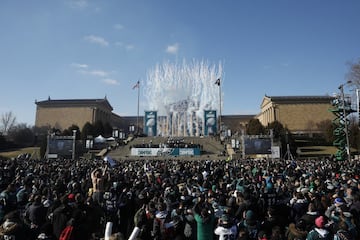 Las imágenes del desfile de los Eagles en Philadelphia tras el Super Bowl LII