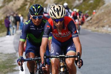 Vincenzo Nibali y Mikel Landa.