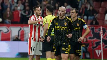2610/25 PARTIDO SEGUNDA DIVISION
SPORTING GIJON - ZARAGOZA
ARBITRO CID CAMACHO TARJETA ROJA EXPULSION JONATHAN DUBASIN