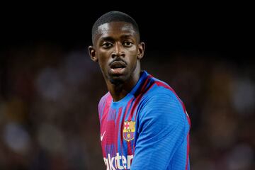 Ousmane Dembélé during the La Liga Santander match between FC Barcelona and Celta Vigo at Camp Nou on 10 May 2022