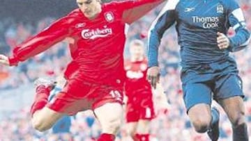 <b>TITULAR. </b>Morientes jugó los 90 minutos, pero no logró marcar.