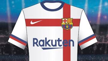 MD: el Bar?a vet¨® una camiseta blanca dise?ada por Nike