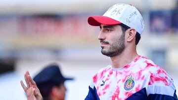 Antonio Briseno of Tigres during the game Guadalajara vs Tigres UANL, corresponding to second leg match of great final of the Torneo Clausura 2023 of the Liga BBVA MX, at Akron Stadium, on May 28, 2023.

<br><br>

Antonio Briseno de Tigres durante el partido Guadalajara vs Tigres UANL, Correspondiente al partido de Vuelta de la Gran final del Torneo Clausura 2023 de la Liga BBVA MX, en el Estadio Akron, el 28 de Mayo de 2023.