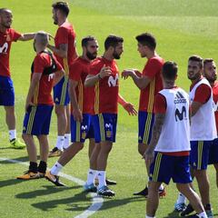 Última jornada en Las Rozas antes del partido contra Italia